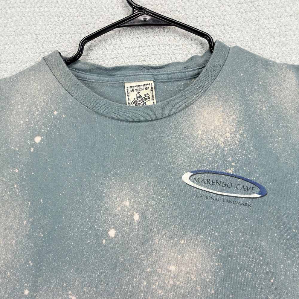 Vintage Marengo Cave National Landmark T Shirt XL USA Made Single Stitch Alore - Picture 2 of 8